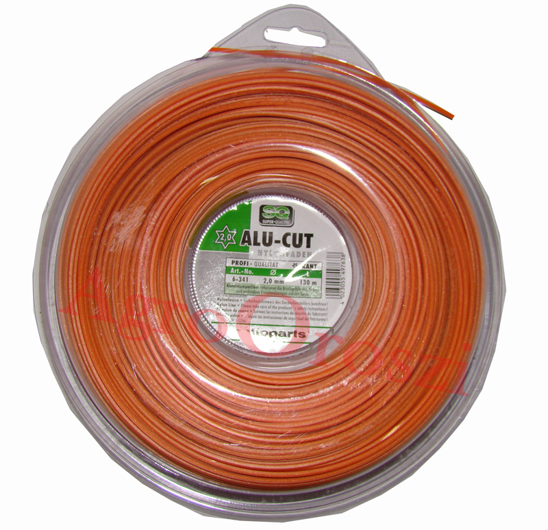 Struna na kosenie AluCut  Ø2 mm 6-hranný profil : 130 m